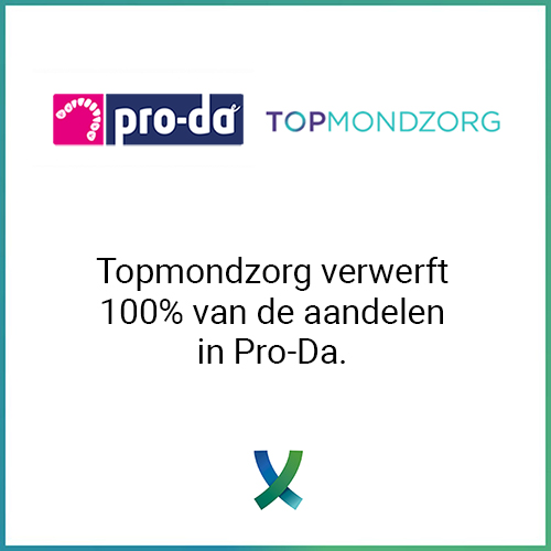 Topmondzorg verwerft 100% van de aandelen in Pro-Da